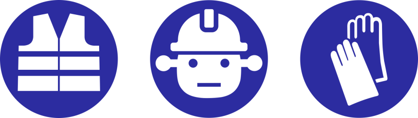 Hard hat area: The Bot at work